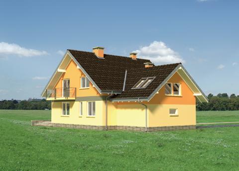 Проект дома с мансардой _Mikołaj