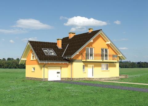 Проект дома с мансардой _Mikołaj