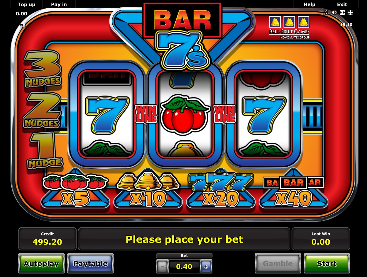 играть в азартную игру от Новоматик Bar 7s 2