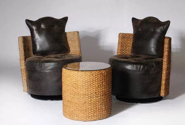 Плетеная мебель из водного гиацинта