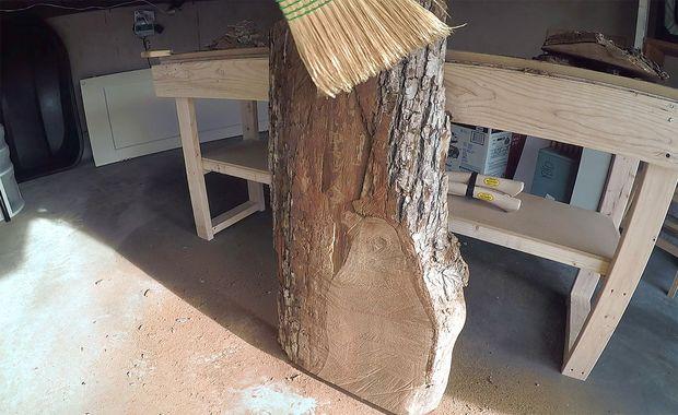 Столик дроворуба з дерева своїми руками