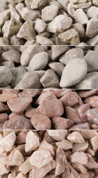 Декоративний камінь — галька і щебінь в саду