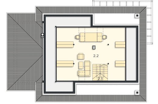 Проект одноэтажного дома _Denver III NF40 (DCB112b NF40)