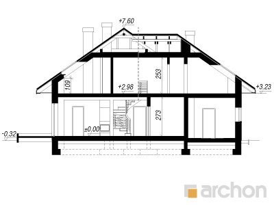 Проект одноэтажного дома _ДОМ w lilakach 3 (G)