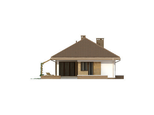 Проект одноэтажного дома _Granat (CE)