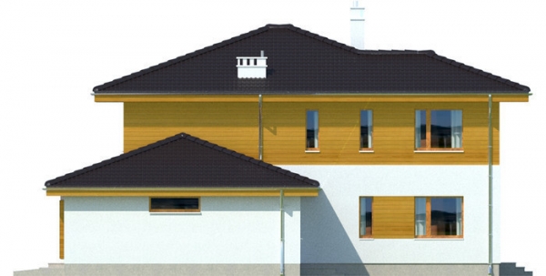 Проект двухэтажного дома _Melbourne (DCP266)