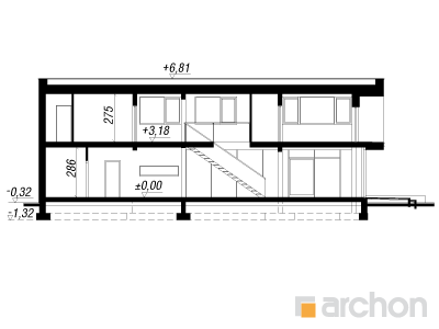 Проект двухэтажного дома _Dom w karaganach