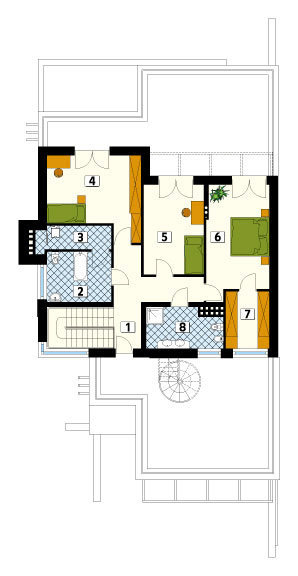 Проект двухэтажного дома _Diuna (CE)
