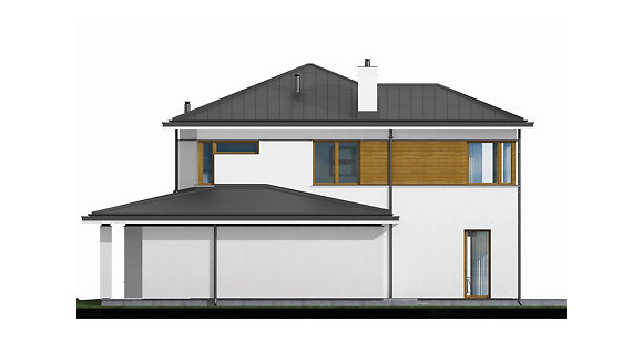 Проект двухэтажного дома _Hubert II
