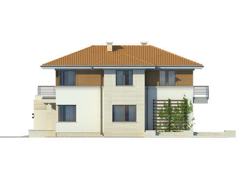 Проект двухэтажного дома _Cyprys 4 (CE)