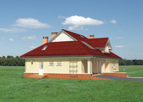 Проект дома с мансардой _Dereń
