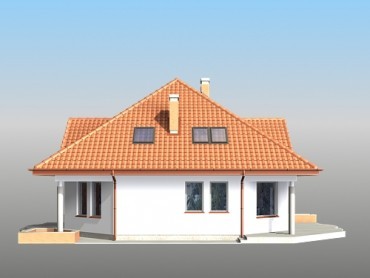 Проект дома с мансардой _Pinokio II
