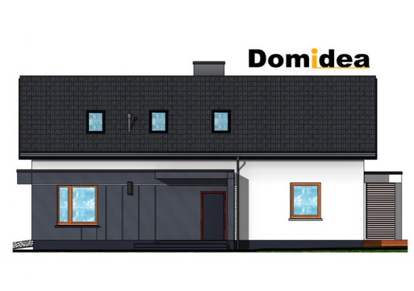 Проект дома с мансардой _Domidea 50