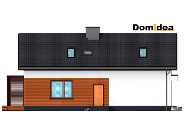 Проект дома с мансардой _Domidea 50