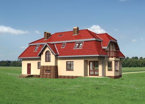 Проект дома с мансардой _Barkentyna