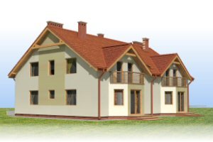 Проект дома с мансардой _Fiorentina II
