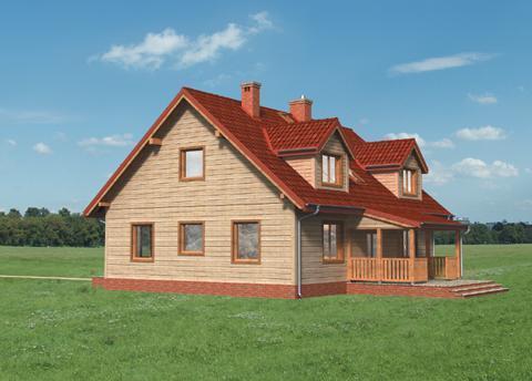 Проект дома с мансардой _Urszula