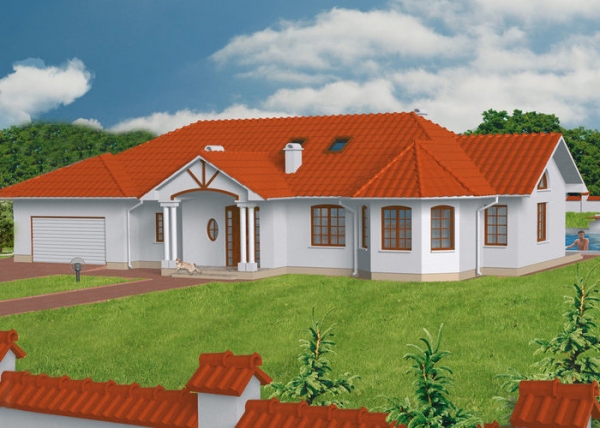 Проект дома с мансардой _Bilcza 3 (DM-5508)_97388