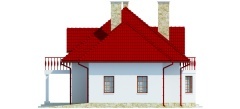 Проект дома с мансардой _Bielany (DM-6364)