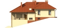 Проект дома с мансардой _Murowaniec B (DM-6158 B)
