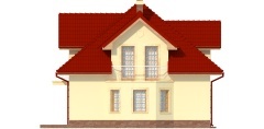 Проект дома с мансардой _Augustów (DM-6416)