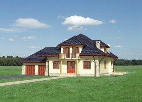 Проект дома с мансардой _Miłorząb