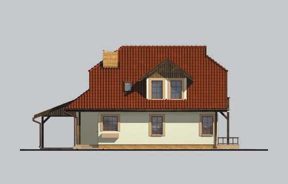 Проект дома с мансардой _WB-3455