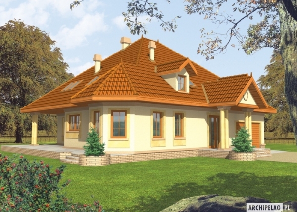 Проект дома с мансардой _Władzia