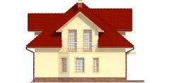 Проект дома с мансардой _Augustów 2 (L-6416)