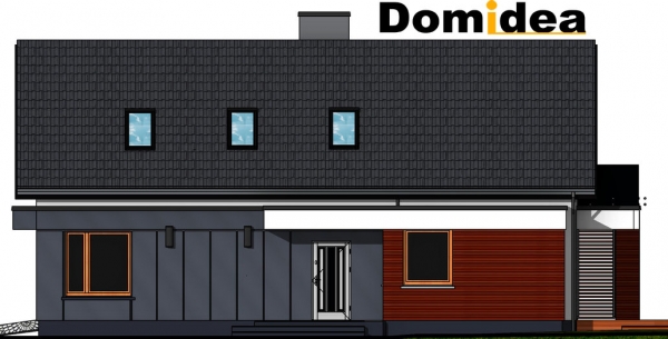 Проект дома с мансардой _Domidea 50 d40 w2