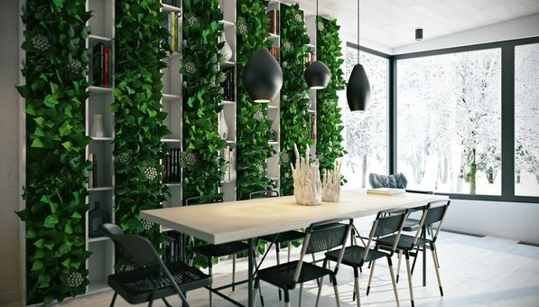 Автентичне вертикальне озеленення в квартирі