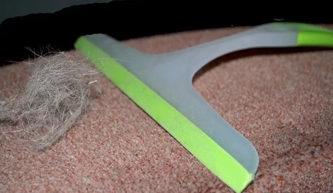 Удаления шерсти с ковровых покрытий ракель