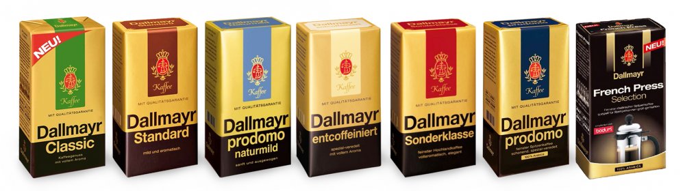 Кофе в зернах Даллмайер (Dallmayr) - особенности