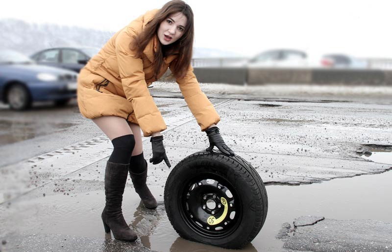 Опасность бокового пореза шины