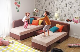 угловой диван в детской