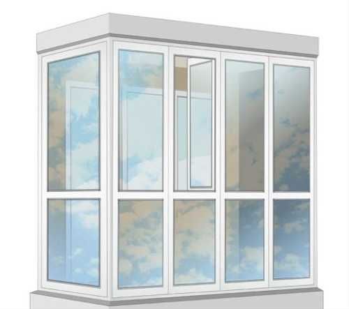Купить французские окна на балкон от компании Окна 2.0