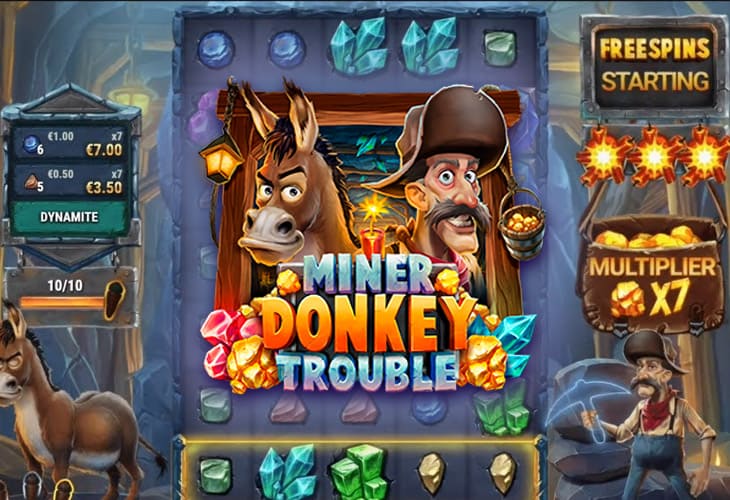 Игровой автомат Miner Donkey Trouble от Play’n GO - новинка в которую стоит поиграть