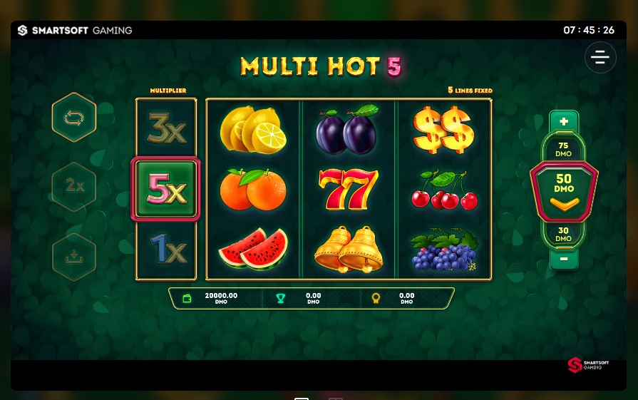 Игровой автомат Multi Hot 5