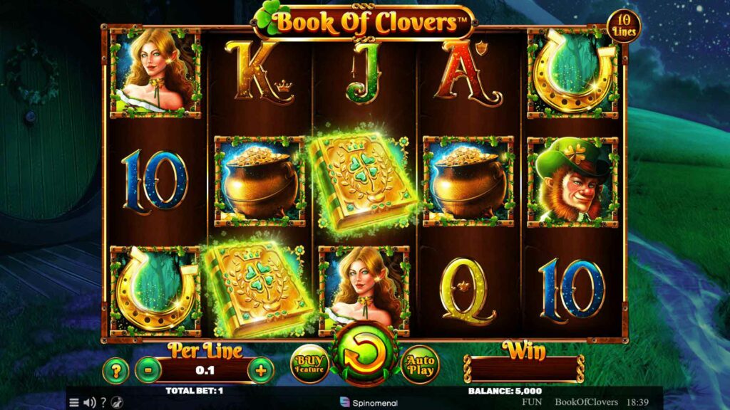 Book of Clovers Reloaded - новый игровой автомат от Spinomenal уже в казино Вулкан 777