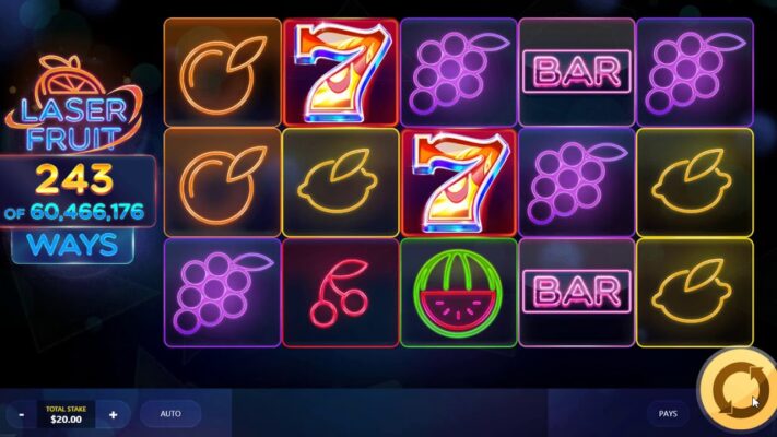 Игровой автомат Laser Fruit (Red Tiger Gaming)